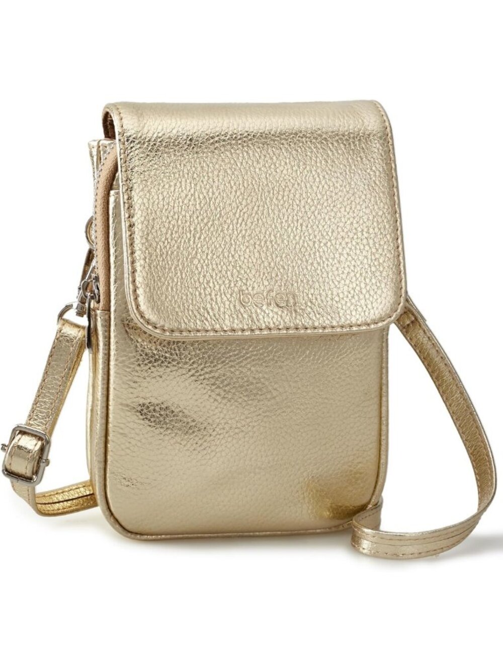 Stylish Genuine Leather Crossbody Bag for Women | RFID Blocking Cell Phone Purse